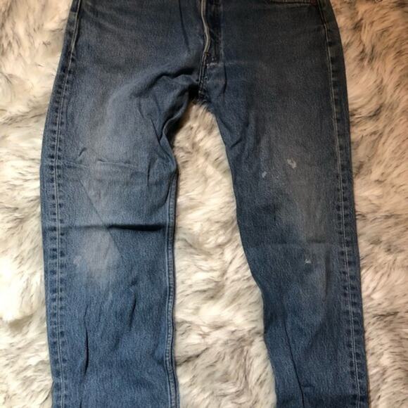 Vintage Levi's Mens 33x36 501 501xx Classic Fit Denim Blue Jeans Made in USA - Picture 6 of 9